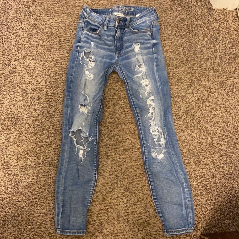 American eagle rip jeans